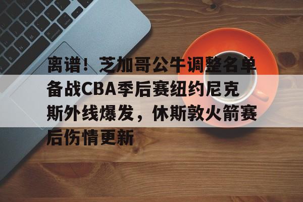 九游(中国)-包含离谱！芝加哥公牛调整名单备战CBA季后赛纽约尼克斯外线爆发，休斯敦火箭赛后伤情更新的词条